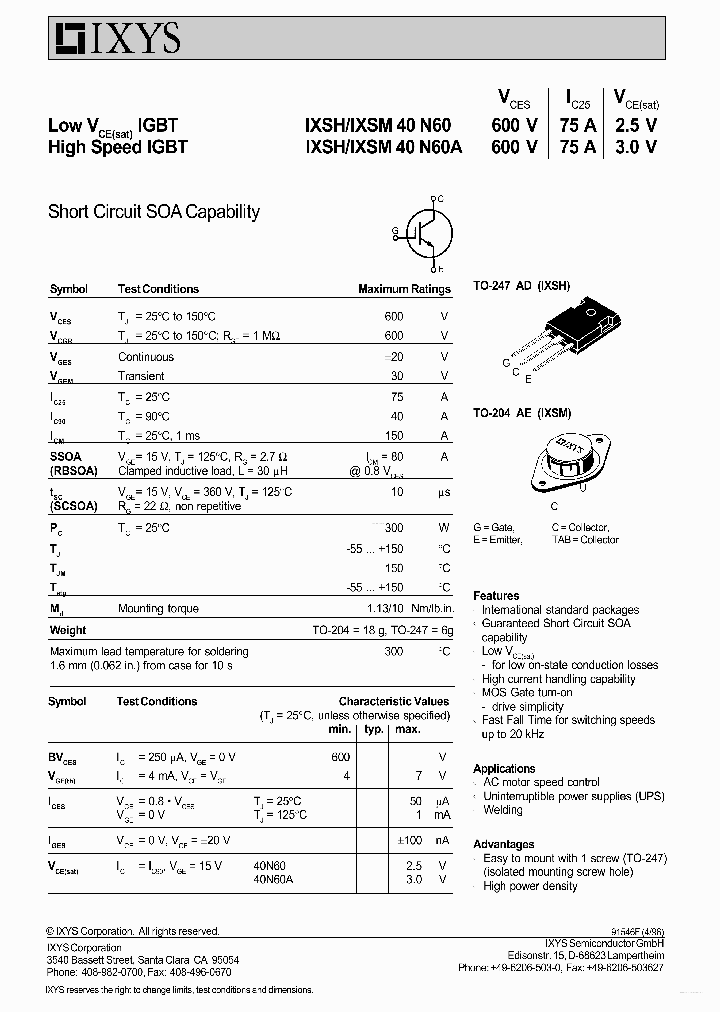 40N60_3481473.PDF Datasheet