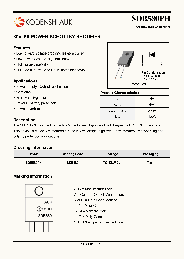 SDB580PH_3486613.PDF Datasheet