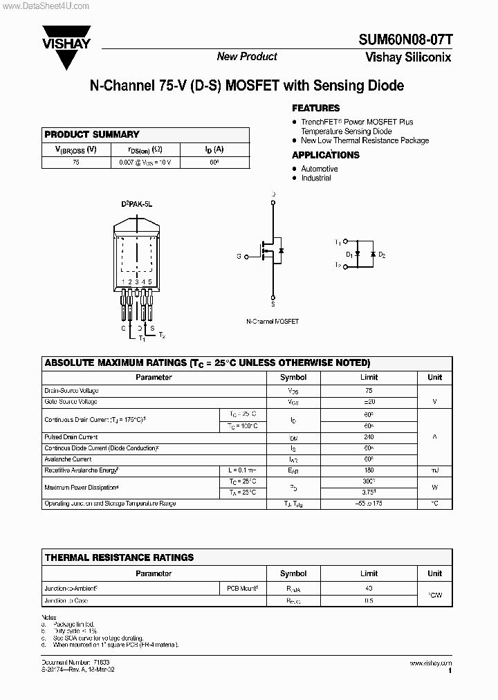 SUM60N08-07T_3502541.PDF Datasheet