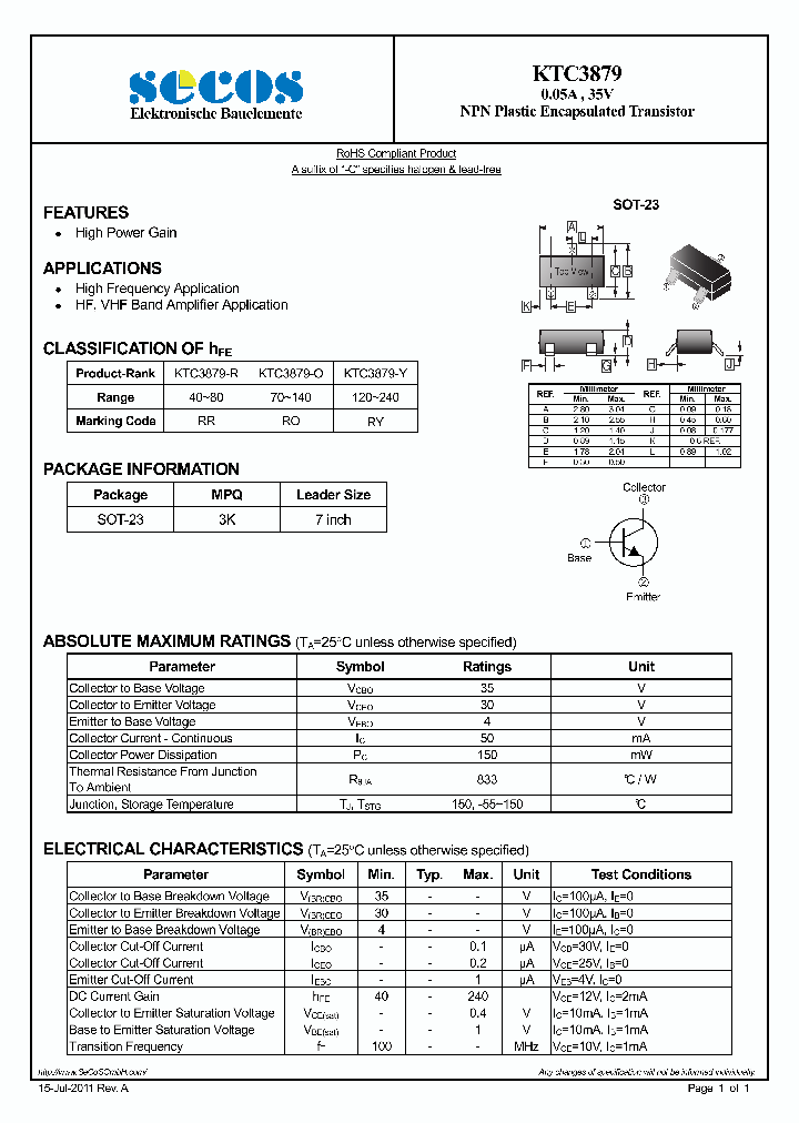 KTC3879_3511952.PDF Datasheet