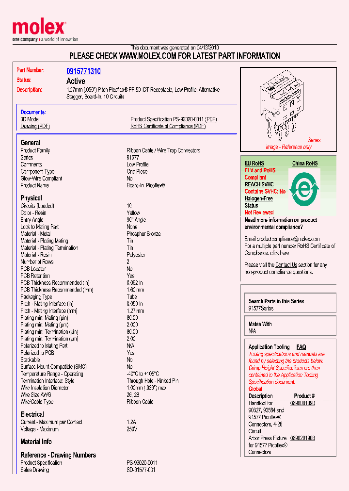 91577-1310_3519356.PDF Datasheet
