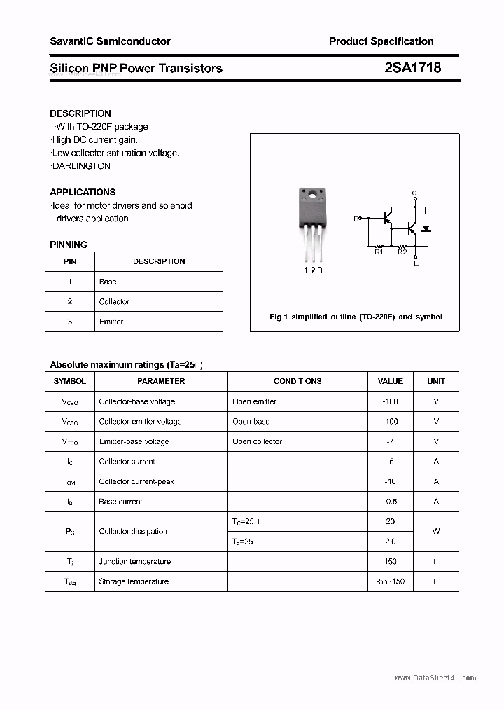 2SA1718_3554598.PDF Datasheet