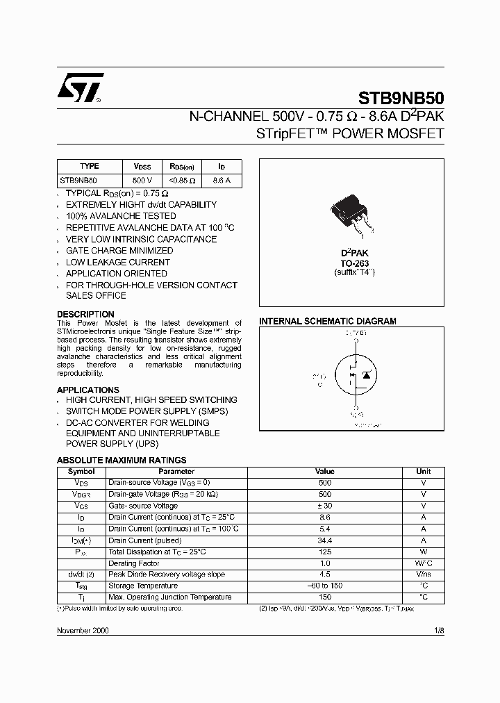 STB9NB50T4_3587083.PDF Datasheet