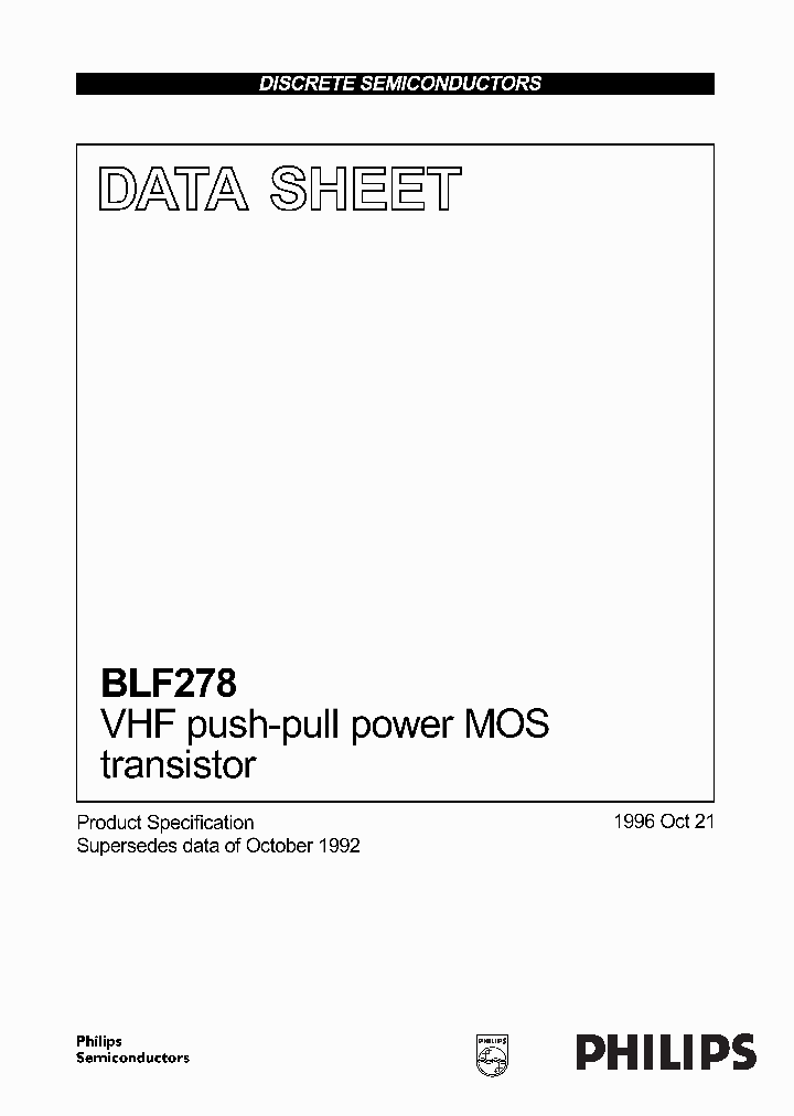 BLF278_3612629.PDF Datasheet