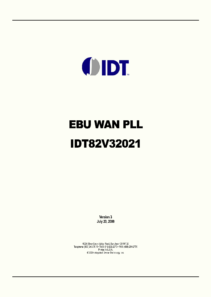 IDT82V32021NLGBLANK_3622118.PDF Datasheet