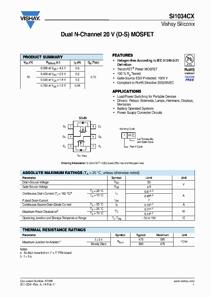 SI1034CX_3624017.PDF Datasheet