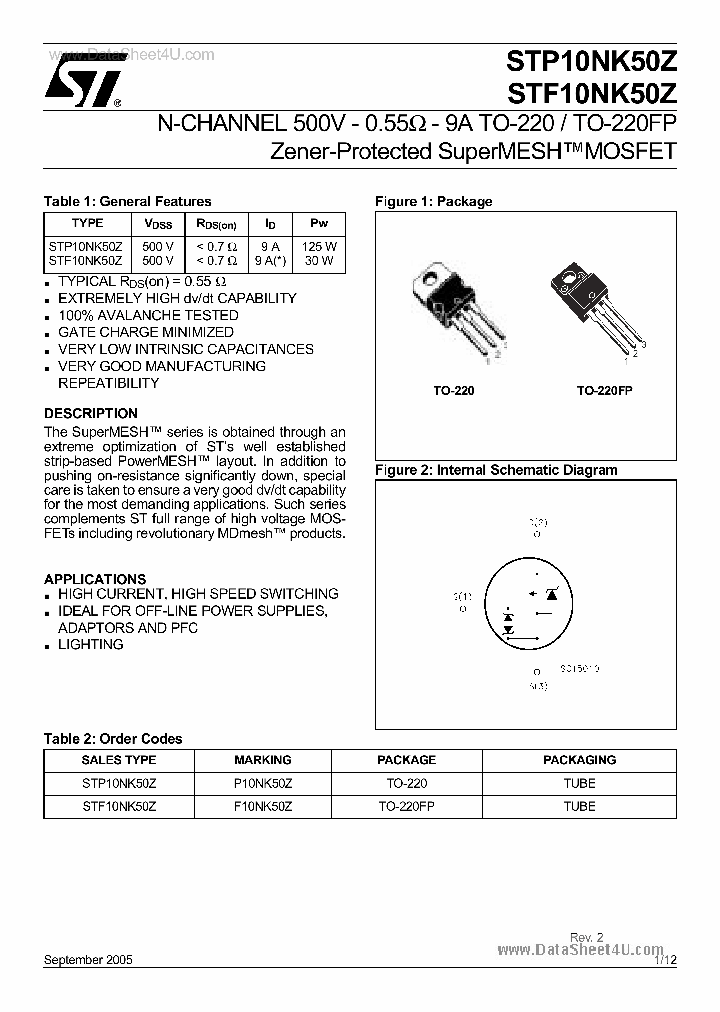 STP10NK50Z_3654684.PDF Datasheet