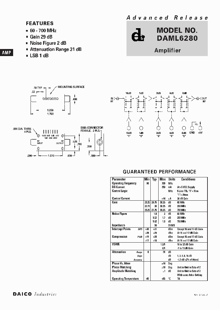 DAML6280_3658031.PDF Datasheet