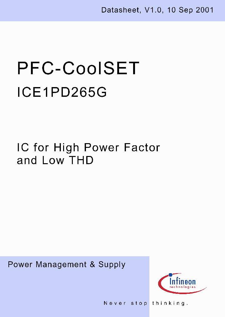 ICE1PD265G_3658728.PDF Datasheet