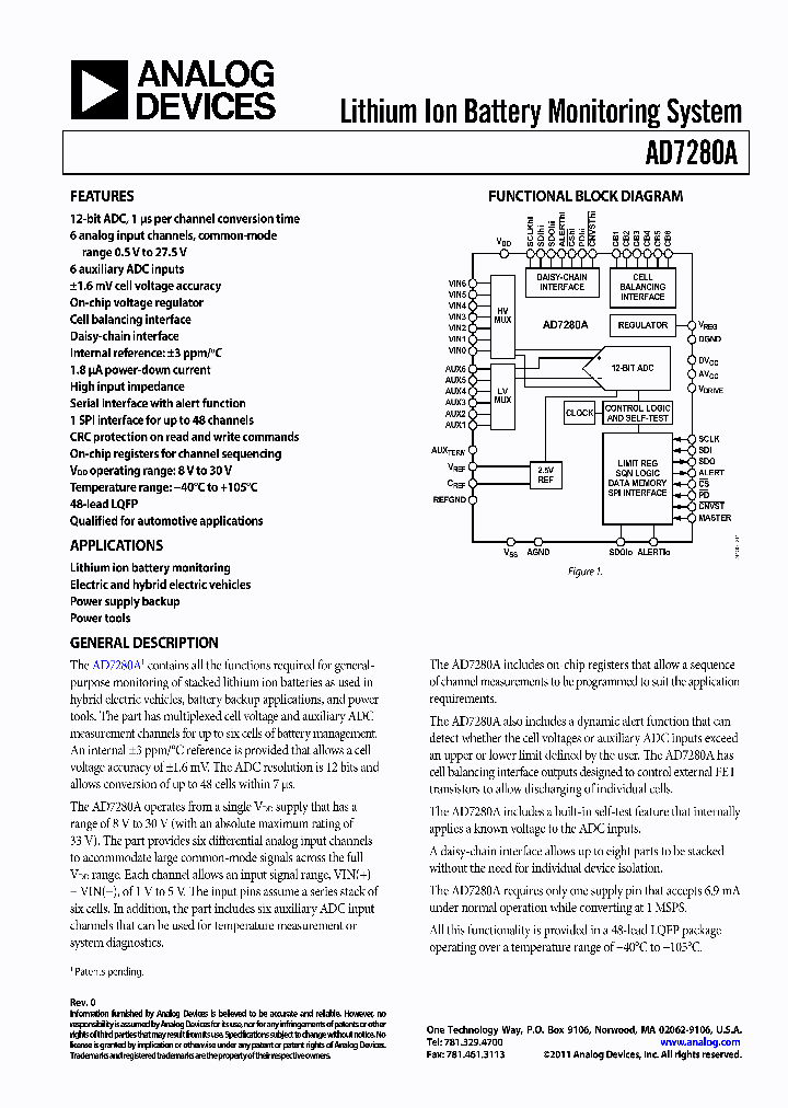 AD7280ABSTZ_3669307.PDF Datasheet