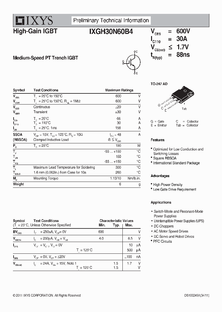 IXGH30N60B4_3676648.PDF Datasheet