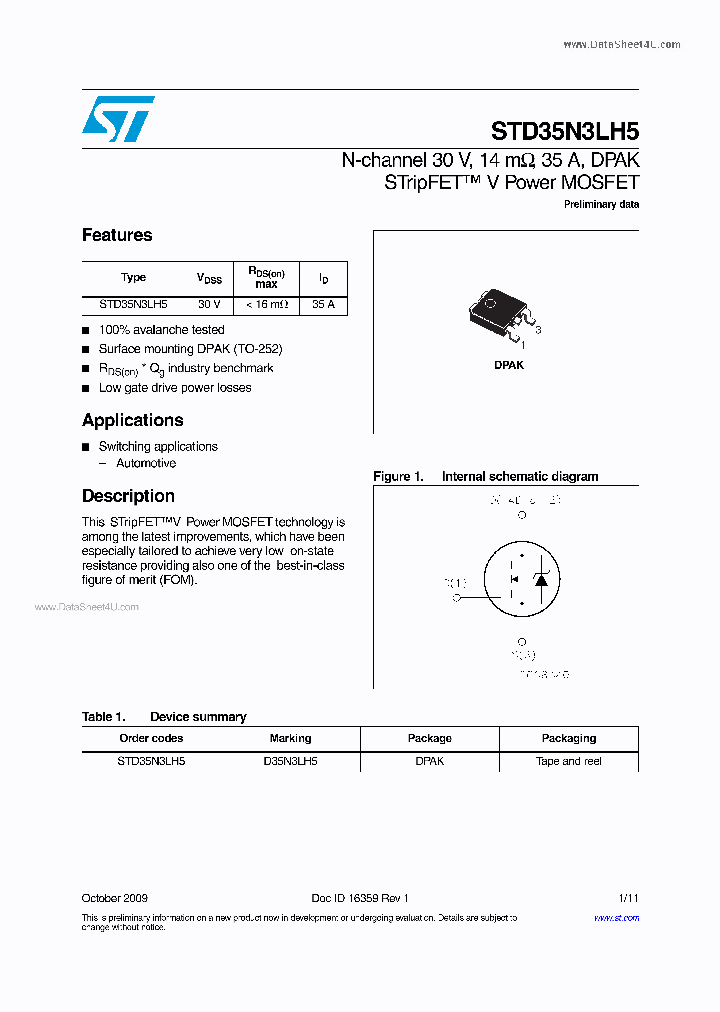 STD35N3LH5_3677953.PDF Datasheet