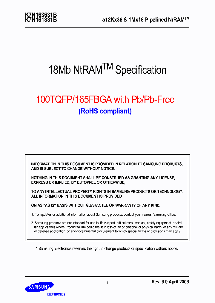 K7N163631B06_3692326.PDF Datasheet