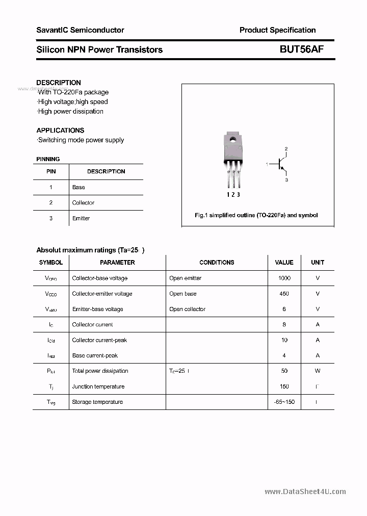 BUT56AF_3719699.PDF Datasheet