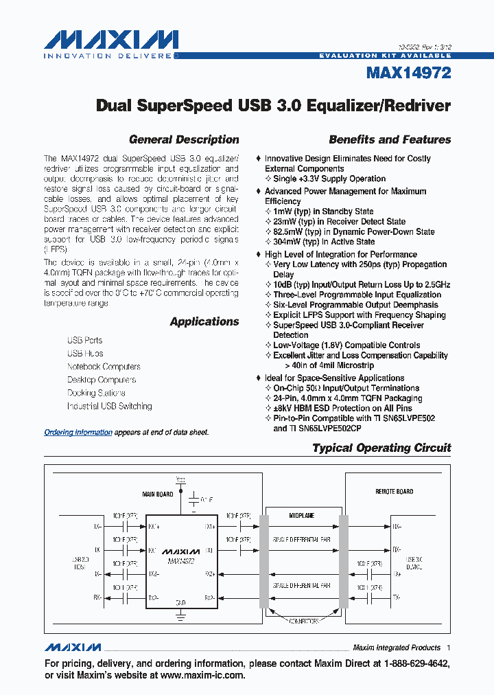 MAX14972_3724415.PDF Datasheet