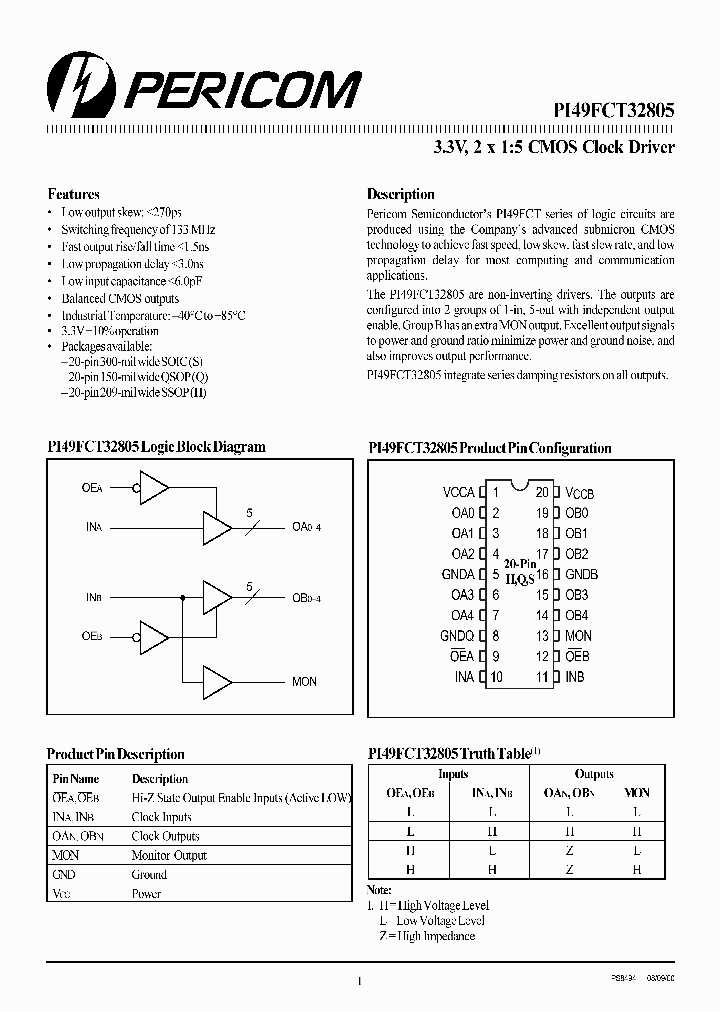 PI49FCT32805_3779981.PDF Datasheet