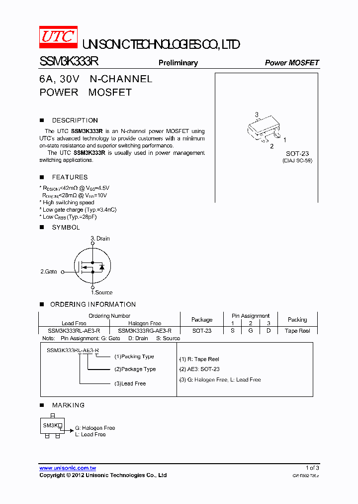 SSM3K333R_3834159.PDF Datasheet