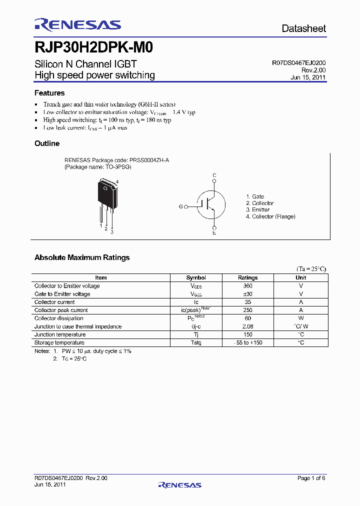 RJP30H2DPK-M0_3835323.PDF Datasheet