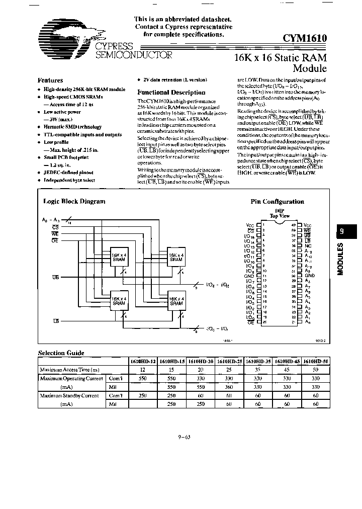 CYM1610HD-12C_3757271.PDF Datasheet