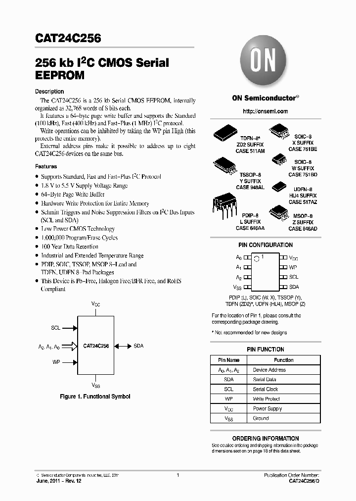 CAT24C256ZD2E-GT2_3767405.PDF Datasheet