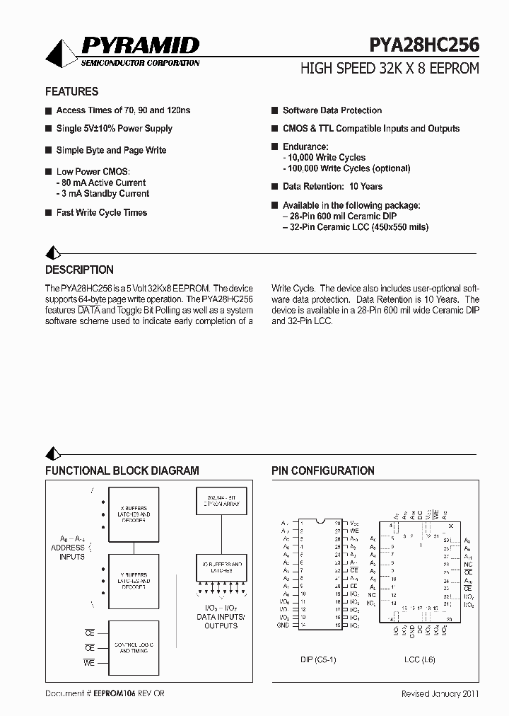 PYA28HC256E-70LMB_3769958.PDF Datasheet