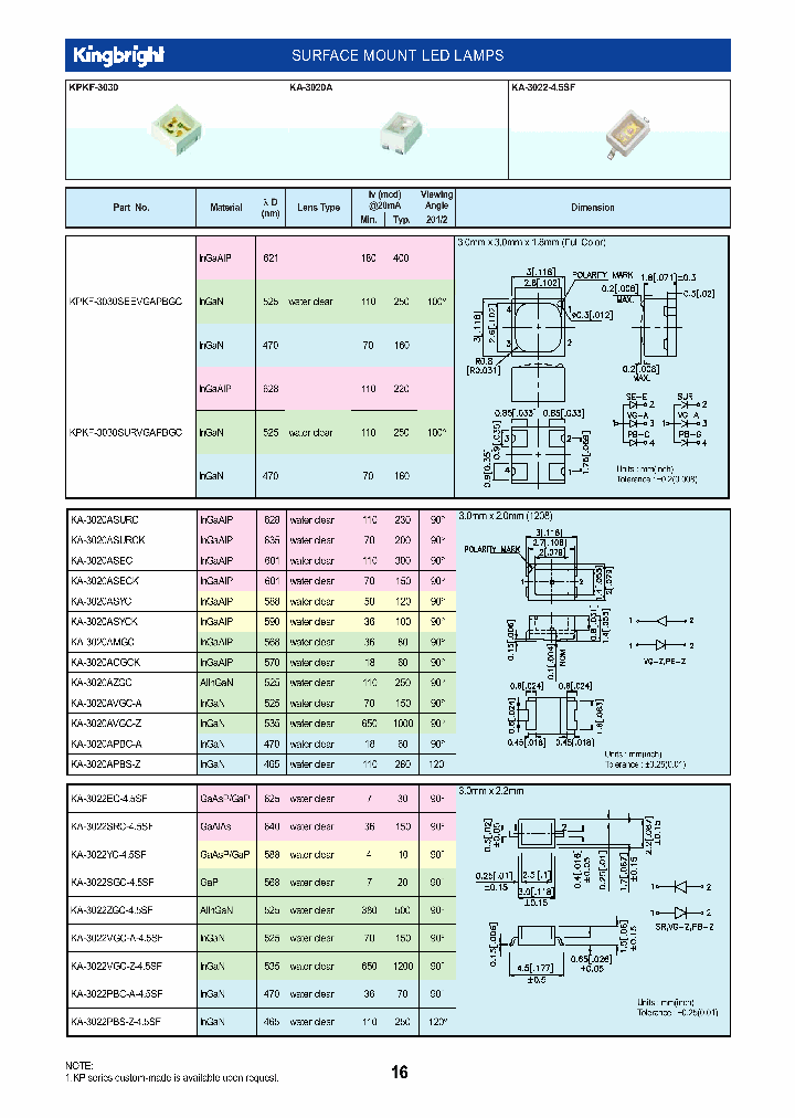 KA-3022YC-45SF_3771305.PDF Datasheet