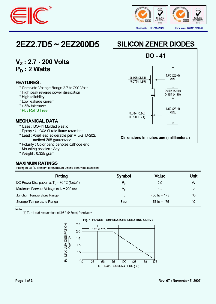 2EZ65D5_3774493.PDF Datasheet