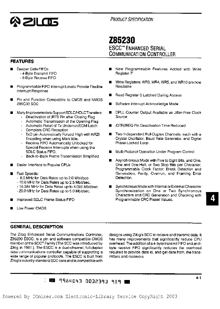 Z85230-08PEC_3774213.PDF Datasheet