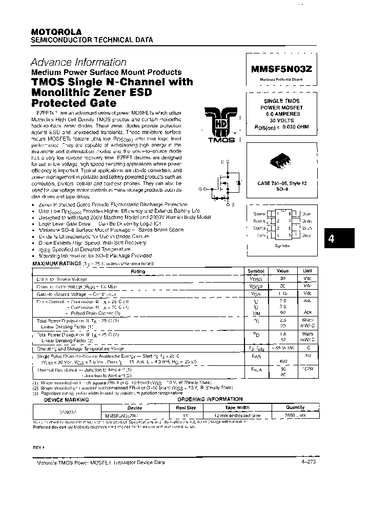 MMSF5N03ZR2_3781428.PDF Datasheet