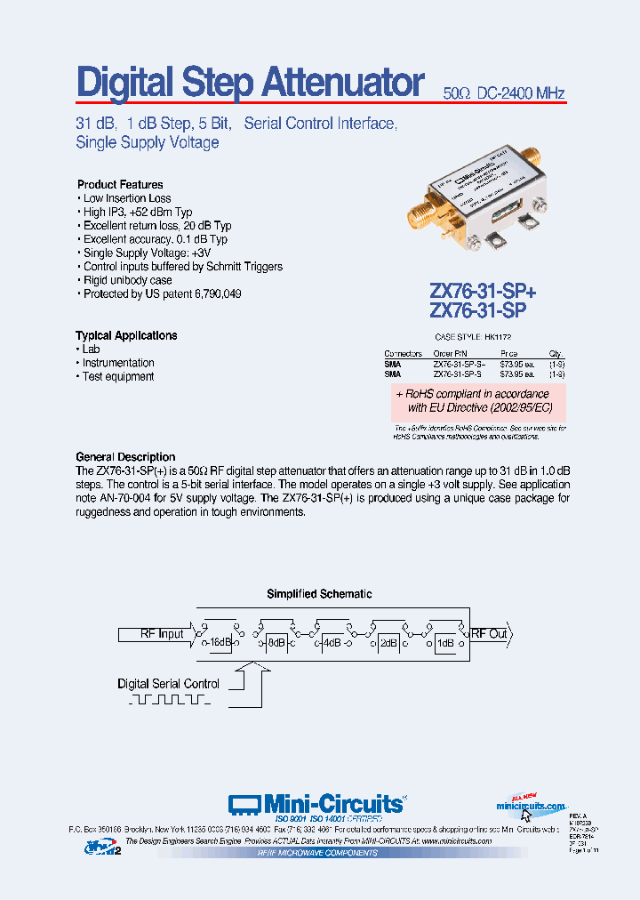 ZX76-31-SP_3782962.PDF Datasheet
