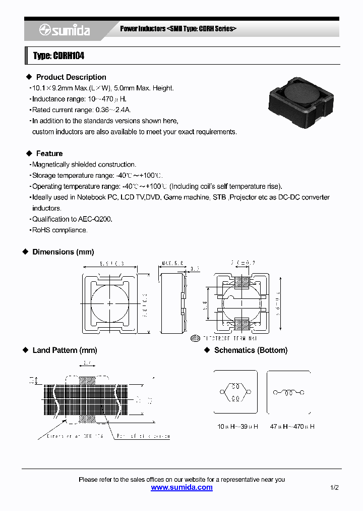 CDRH104NP-820MC_3784150.PDF Datasheet