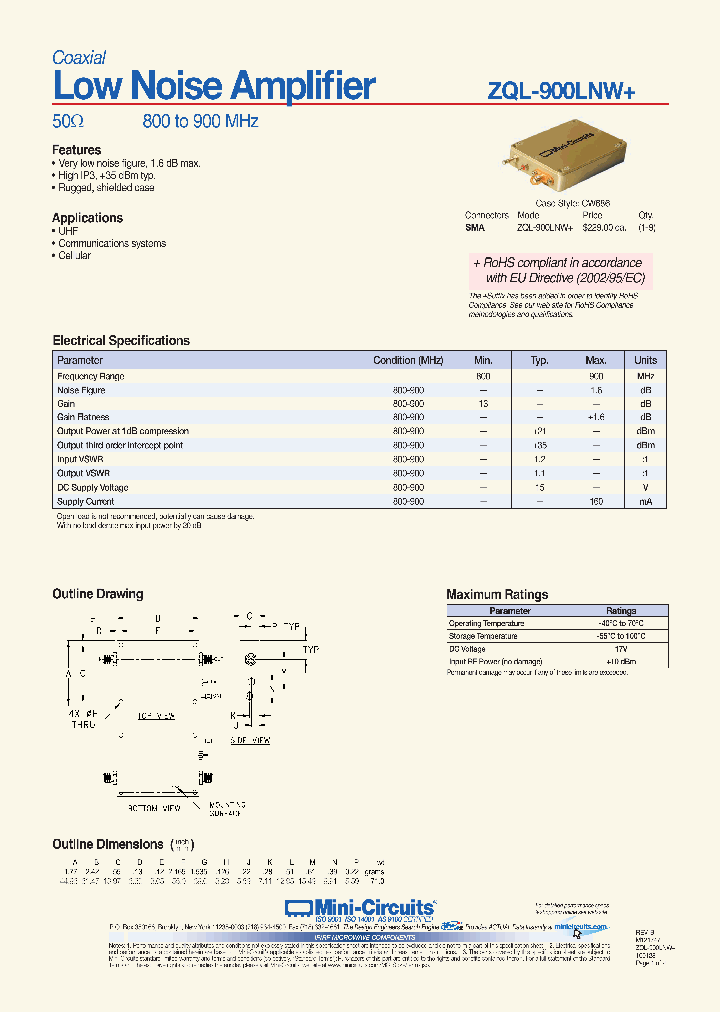 ZQL-900LNW_3783690.PDF Datasheet