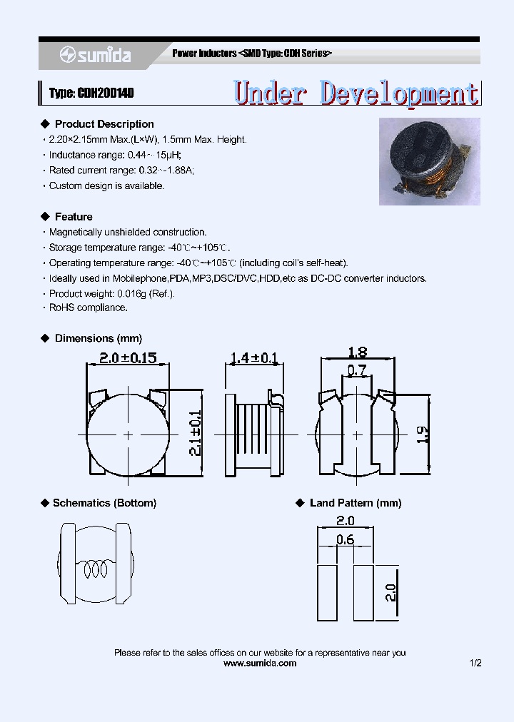 CDH20D14DNP-R44NB_3783805.PDF Datasheet