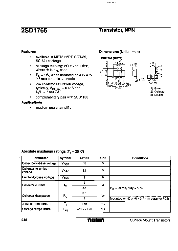 2SD1766T100QR_3788830.PDF Datasheet