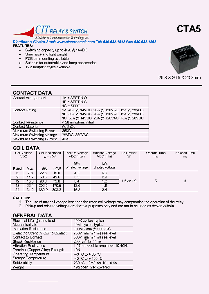 CTA51CO18VDC16_3805260.PDF Datasheet