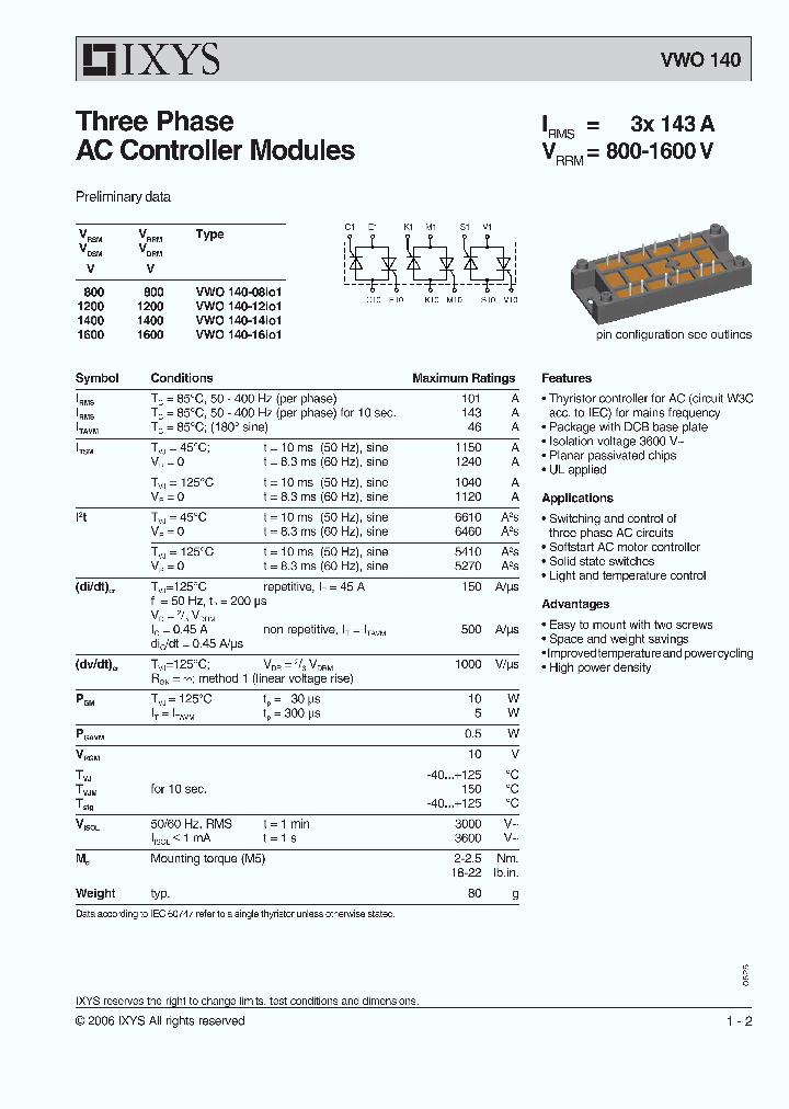 VWO140-08IO1_3806811.PDF Datasheet