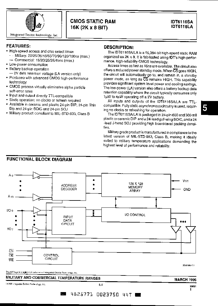 6116SA150SOB_3807642.PDF Datasheet