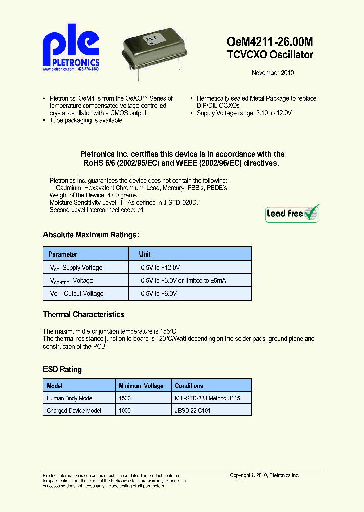 OEM4211-2600M_3808748.PDF Datasheet
