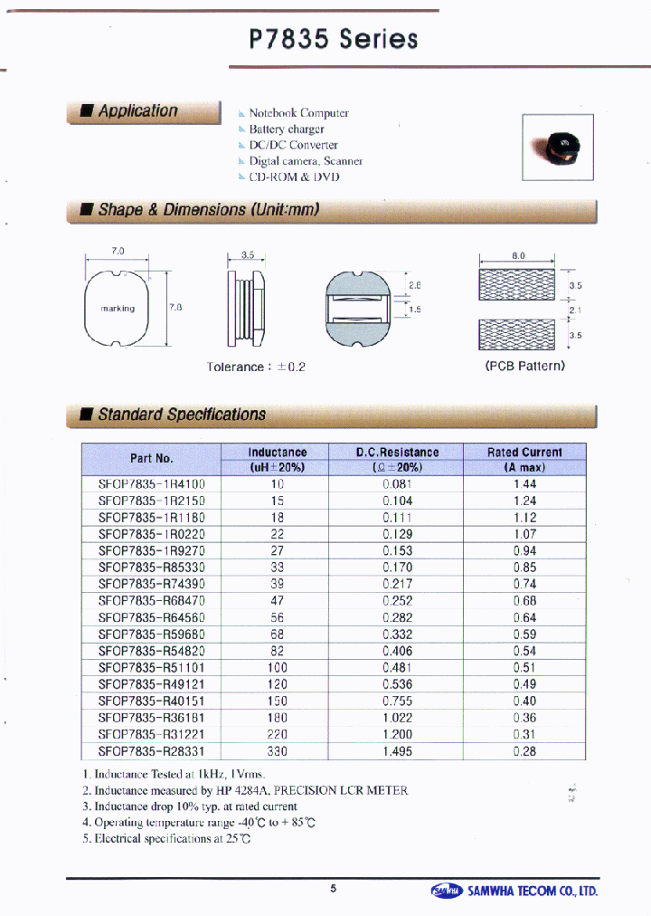 SFOP7835-R36181_3813620.PDF Datasheet