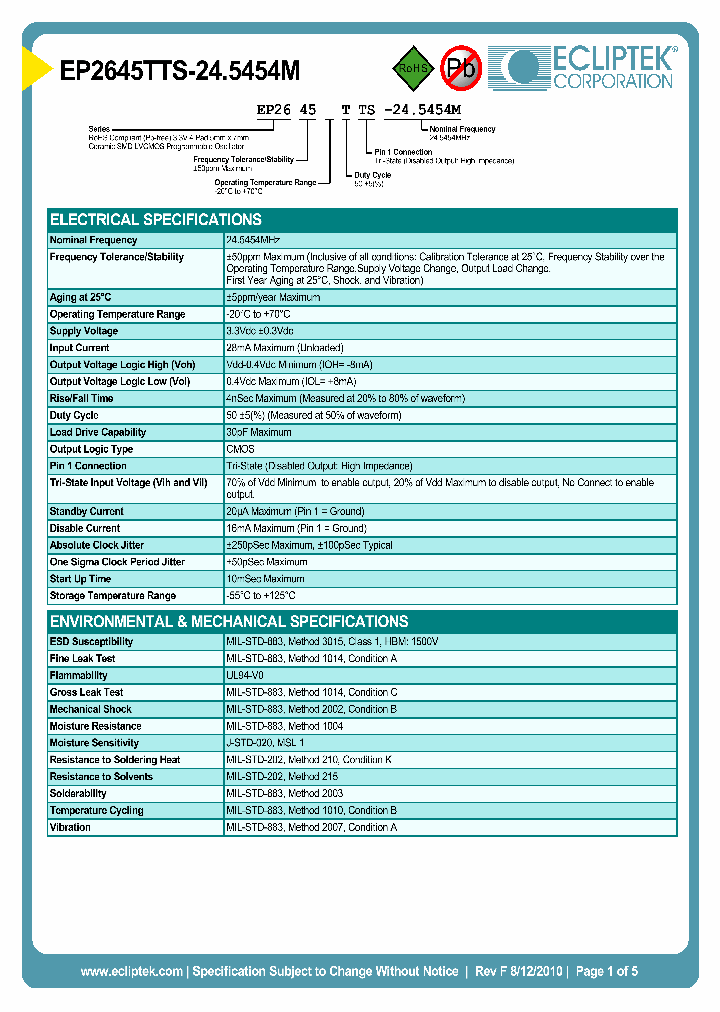 EP2645TTS-245454M_3821141.PDF Datasheet