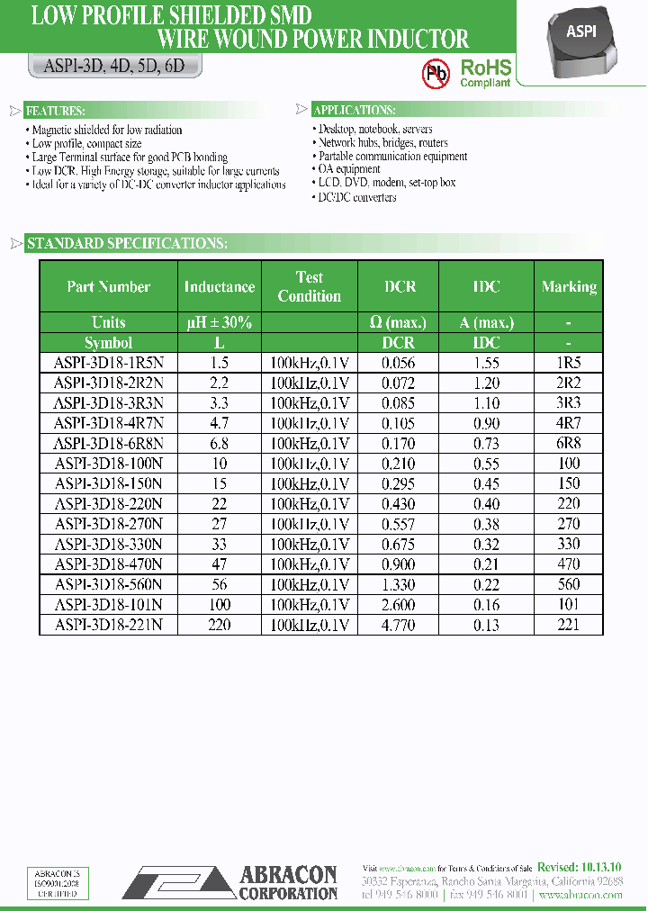 ASPI-5D28-3R0N-T_3825159.PDF Datasheet