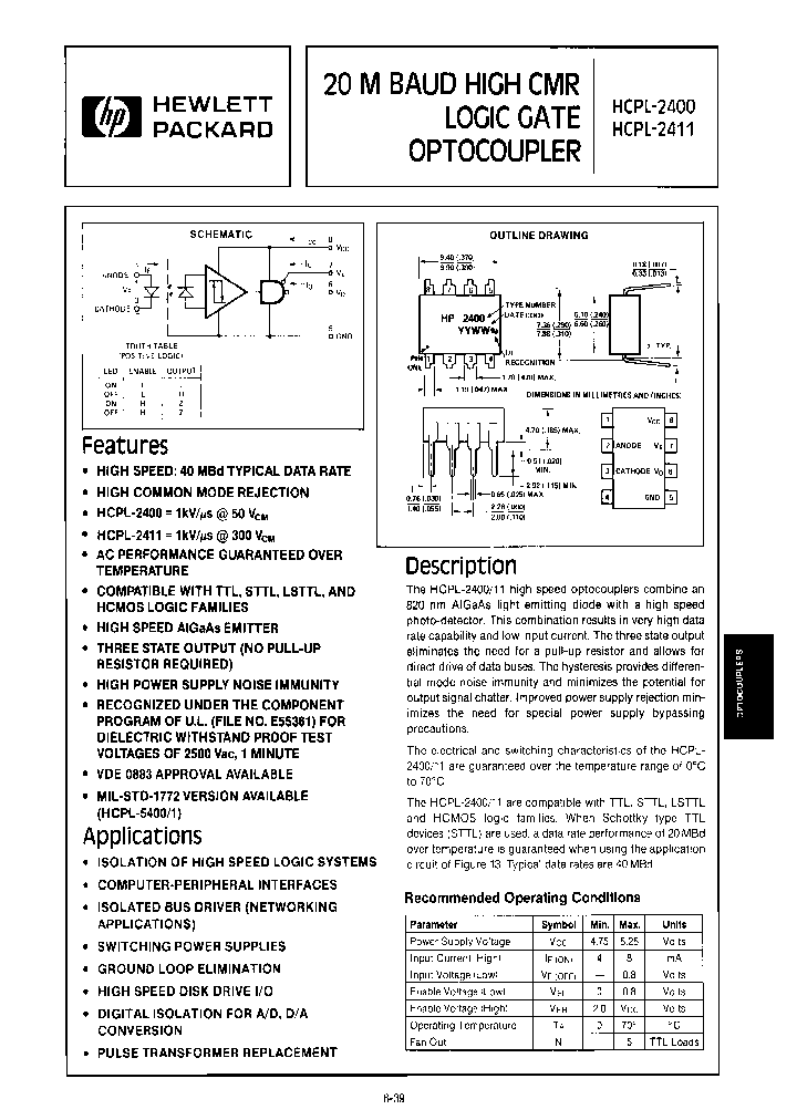 HCPL-2400-300_3823677.PDF Datasheet