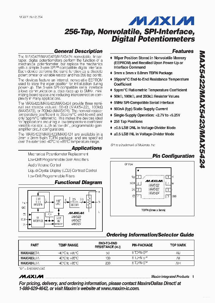 MAX5422_4061240.PDF Datasheet