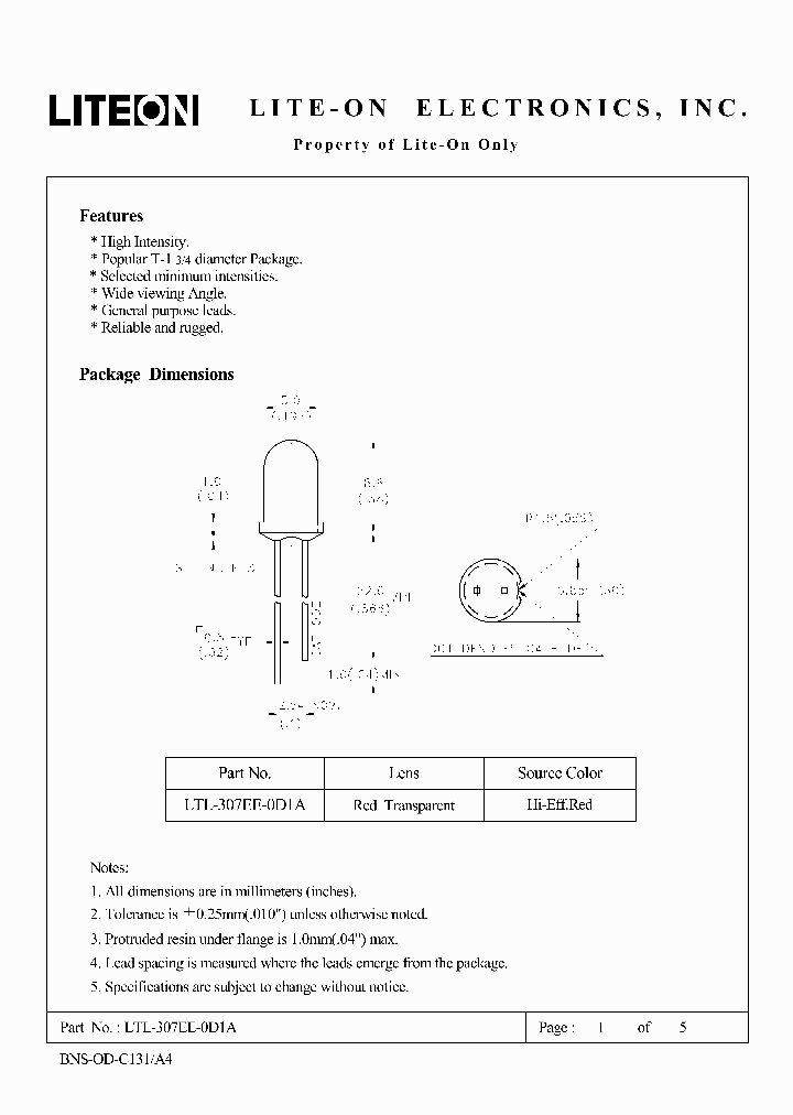 LTL-307EE-0D1A_4062287.PDF Datasheet