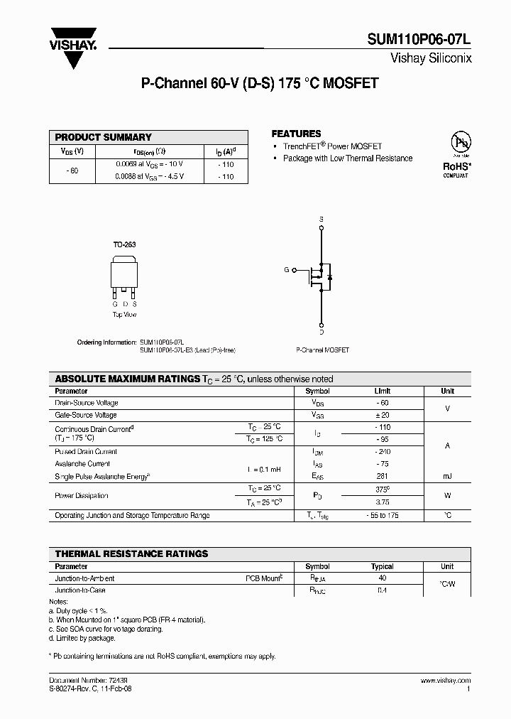 SUM110P06-07L-E3_3827728.PDF Datasheet