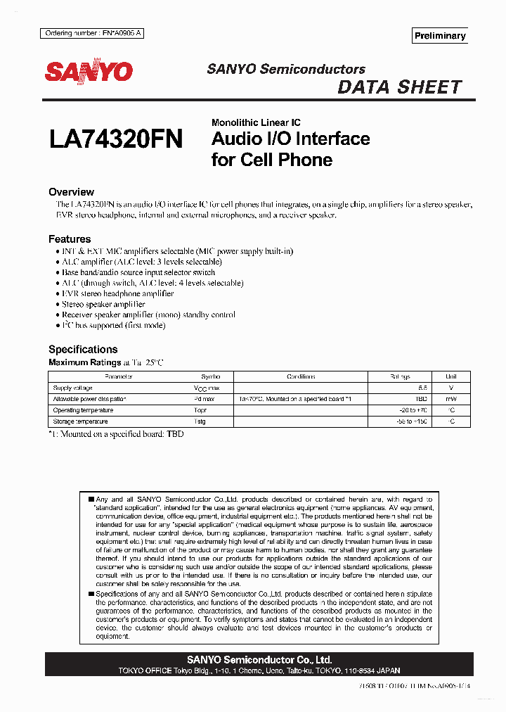 LA74320FN_4077927.PDF Datasheet