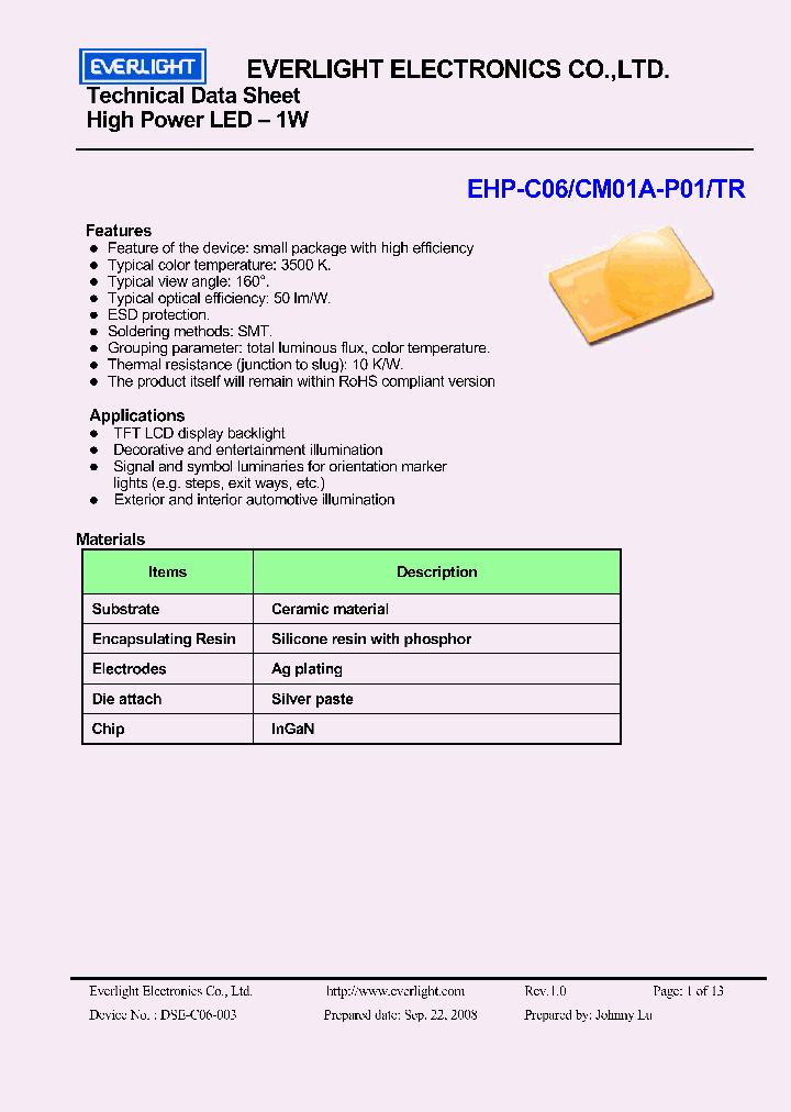 EHP-C06CM01A-P01TR_3830452.PDF Datasheet