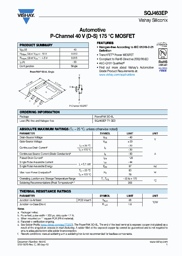 SQJ463EP-T1-GE3_3836857.PDF Datasheet