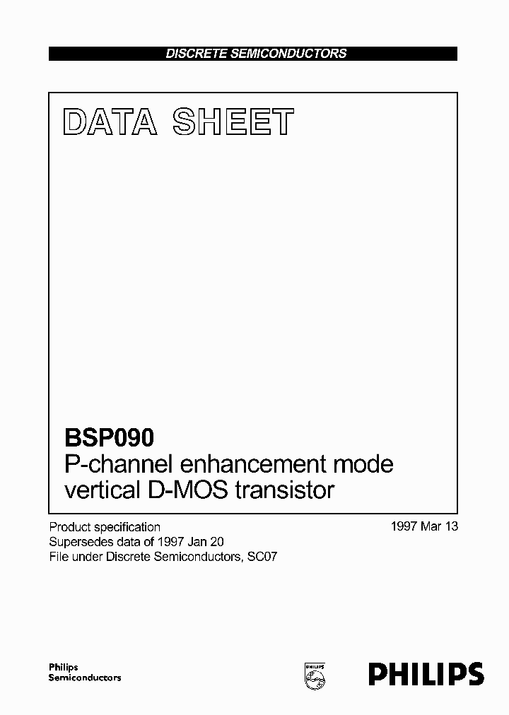 BSP090T3_3837398.PDF Datasheet