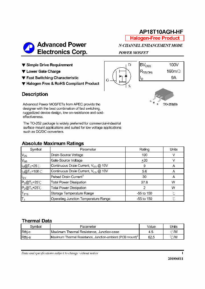 AP18T10AGH-HF_3840890.PDF Datasheet